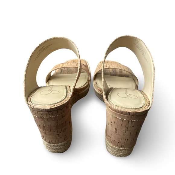 Jessica Simpson Tan Wedge Sandals - Picture 3 of 5